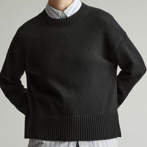NWT: Everlane Organic Cotton Crew Sweater S